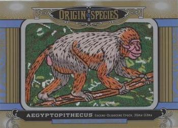 2016 Upper Deck Goodwin Champions - Origin of Species Manufactured Patches #OS289 Aegyptopithecus Front