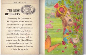 2016 Upper Deck Goodwin Champions - Alice in Wonderland Booklet #GMAAW-C18 The King of Hearts Front