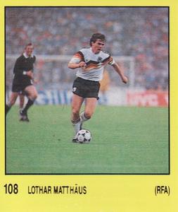 1987-88 Panini Supersport Spanish Stickers #108 Lothar Matthaus Front