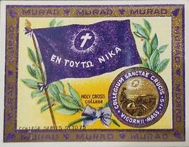 1909-12 Murad Cigarettes (T51) #NNO Holy Cross Front