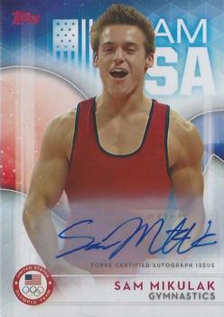 2016 Topps U.S. Olympic & Paralympic Team Hopefuls - Autographs #8 Sam Mikulak Front