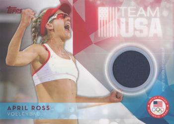 2016 Topps U.S. Olympic & Paralympic Team Hopefuls - Relics #USOTR-ARO April Ross Front