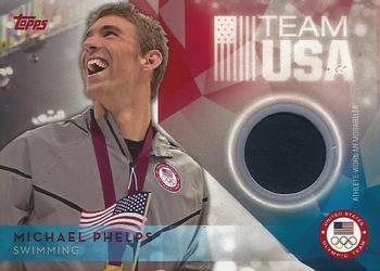 2016 Topps U.S. Olympic & Paralympic Team Hopefuls - Relics #USOTR-MP Michael Phelps Front