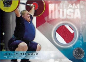2016 Topps U.S. Olympic & Paralympic Team Hopefuls - Relics Silver #USOTR-HMA Holley Mangold Front