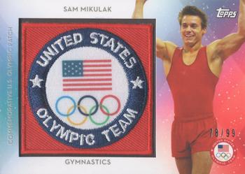 2016 Topps U.S. Olympic & Paralympic Team Hopefuls - Team Patches #USAP-SM Sam Mikulak Front
