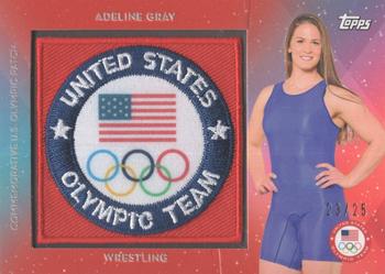 2016 Topps U.S. Olympic & Paralympic Team Hopefuls - Team Patches Red #USAP-AG Adeline Gray Front