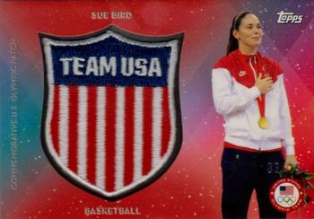 2016 Topps U.S. Olympic & Paralympic Team Hopefuls - Team Patches Red #USAP-SB Sue Bird Front