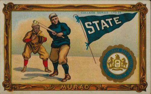 1910 Murad Cigarettes Cabinets (T6) #10 Penn State Front