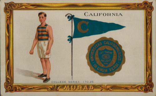 1910 Murad Cigarettes Cabinets (T6) #16 California University Front