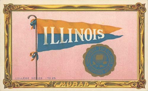 1910 Murad Cigarettes Cabinets (T6) #17 Illinois Front