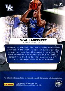 2016 Panini The National VIP #85 Skal Labissiere Back