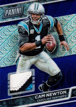 2016 Panini The National VIP - Relics Blue Pulsar #31 Cam Newton Front