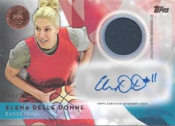 2016 Topps U.S. Olympic & Paralympic Team Hopefuls - Autographed Relics Bronze #USAR-ED Elena Delle Donne Front