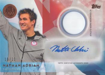 2016 Topps U.S. Olympic & Paralympic Team Hopefuls - Autographed Relics Bronze #USAR-NA Nathan Adrian Front
