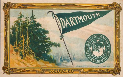 1910 Murad Cigarettes Cabinets (T6) - Type 2 #6 Dartmouth Front