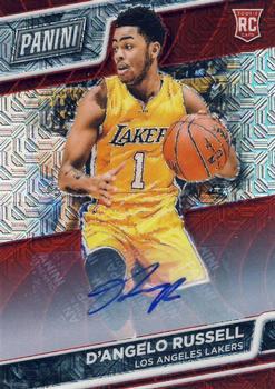 2016 Panini The National VIP - Autographs Red Pulsar #22 D'Angelo Russell Front