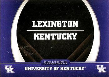 2016 Panini Kentucky Wildcats #2 Lexington, Kentucky Front