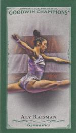 2016 Upper Deck Goodwin Champions - Cloth Lady Luck Minis #66 Aly Raisman Front