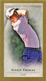 2016 Upper Deck Goodwin Champions - Minis #18 Justin Thomas Front