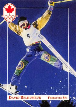 1992 BNA Canadian Winter Olympics Hopefuls #158 David Belhumeur Front