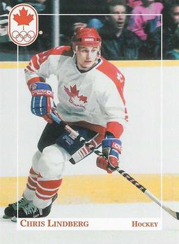 1992 BNA Canadian Winter Olympics Hopefuls #190 Chris Lindberg Front