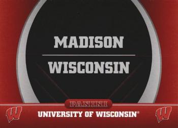 2015 Panini Wisconsin Badgers #2 Map Front