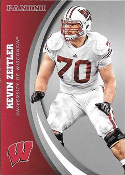 2015 Panini Wisconsin Badgers - Silver #20 Kevin Zeitler Front