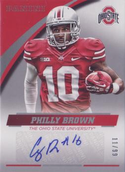 2015 Panini Ohio State Buckeyes - Autographs Silver #PB-OSU Philly Brown Front