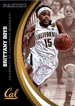 2015 Panini California Golden Bears #16 Brittany Boyd Front