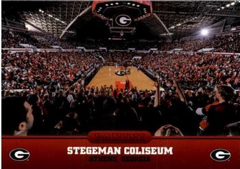 2015 Panini Georgia Bulldogs #7 Stegeman Coliseum Front