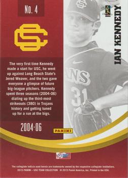 2015 Panini USC Trojans #4 Ian Kennedy Back