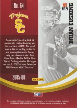 2015 Panini USC Trojans #64 Brian Cushing Back