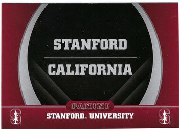 2015 Panini Stanford Cardinal #2 Stanford Location / Map Front