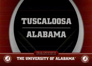 2015 Panini Alabama Crimson Tide #2 Tuscaloosa Alabama Front