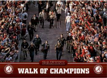 2015 Panini Alabama Crimson Tide #10 Walk of Champions Front