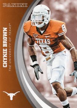 2015 Panini Texas Longhorns #13 Chykie Brown Front