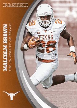 2015 Panini Texas Longhorns #37 Malcolm Brown Front
