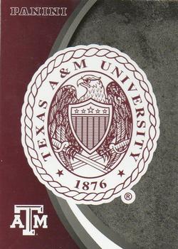 2015 Panini Texas A&M Aggies #3 University Seal Front