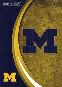 2015 Panini Michigan Wolverines #1 Official Logo Front