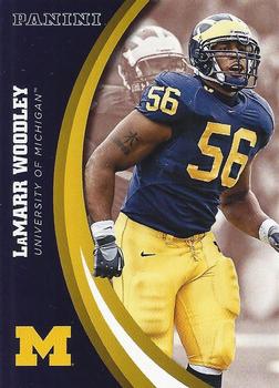 2015 Panini Michigan Wolverines #24 LaMarr Woodley Front