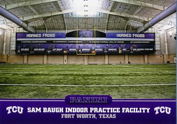 2016 Panini TCU Horned Frogs #9 Sam Baugh Indoor Practice Facility Front