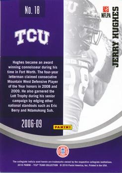 2016 Panini TCU Horned Frogs #18 Jerry Hughes Back