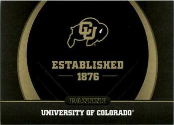 2016 Panini Colorado Buffaloes #8 University of Colorado Front