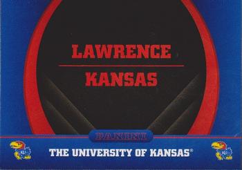 2016 Panini Kansas Jayhawks #2 Lawrence, Kansas Front