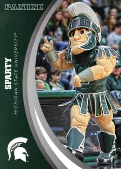 2016 Panini Michigan State Spartans #1 Sparty Front