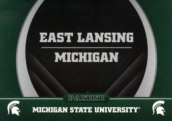 2016 Panini Michigan State Spartans #2 East Lansing Michigan Front