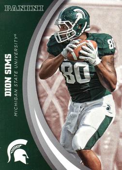 2016 Panini Michigan State Spartans #17 Dion Sims Front