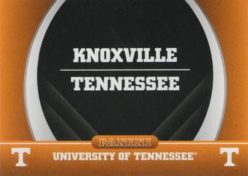 2016 Panini Tennessee Volunteers #2 Knoxville Front
