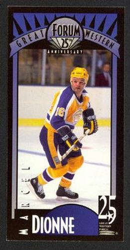 1993 Great Western Forum 25th Anniversary #8 Marcel Dionne Front