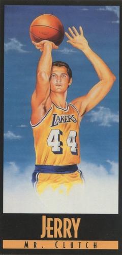 1993 Great Western Forum 25th Anniversary - Lakers Bonus Cards #BC3 Jerry West Front